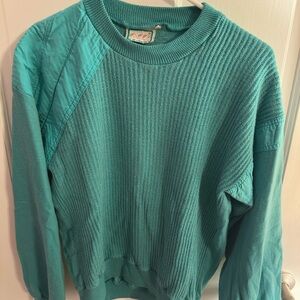 Vintage Teal Women's Crew Neck Sweater